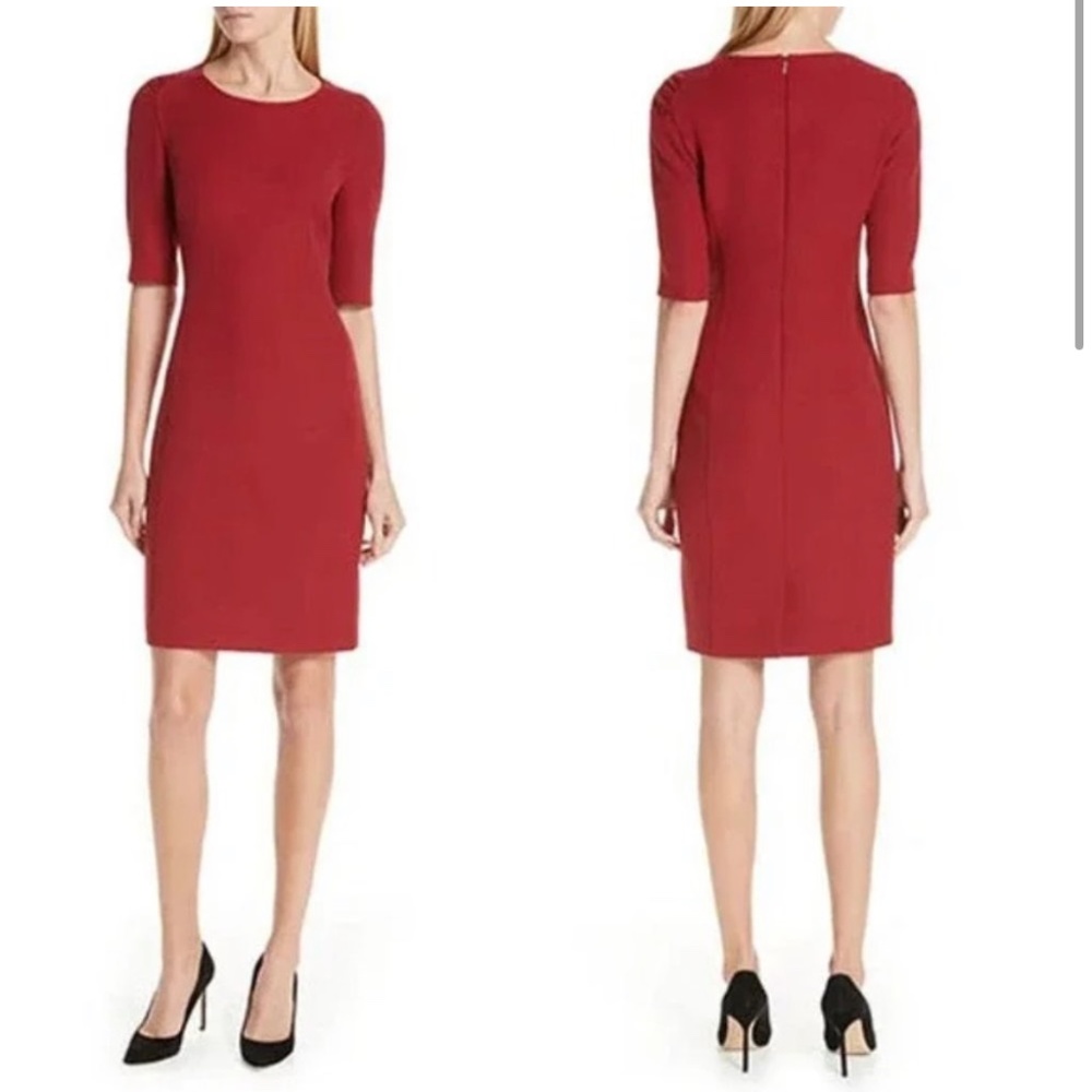 Hugo Boss Daletana Soft Twill Sheath Dress NWT